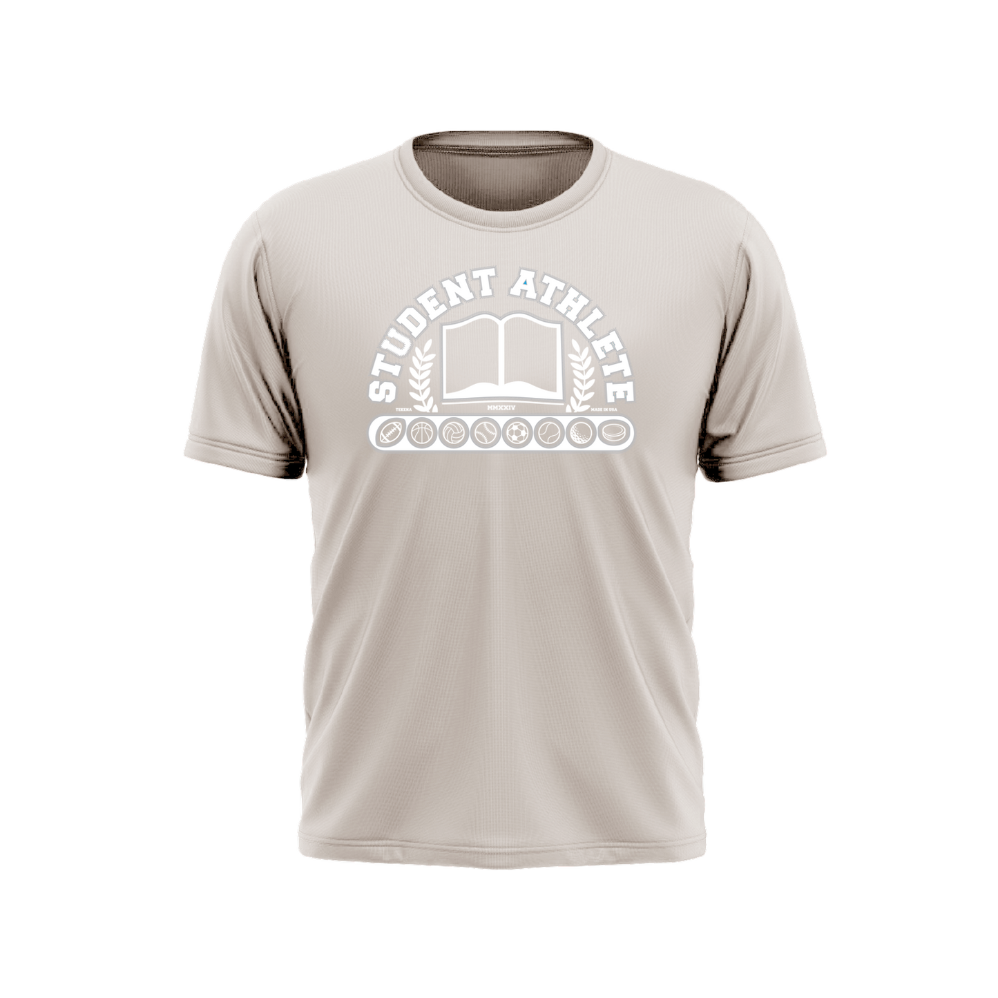 Student Athlete T-shirt | Bone