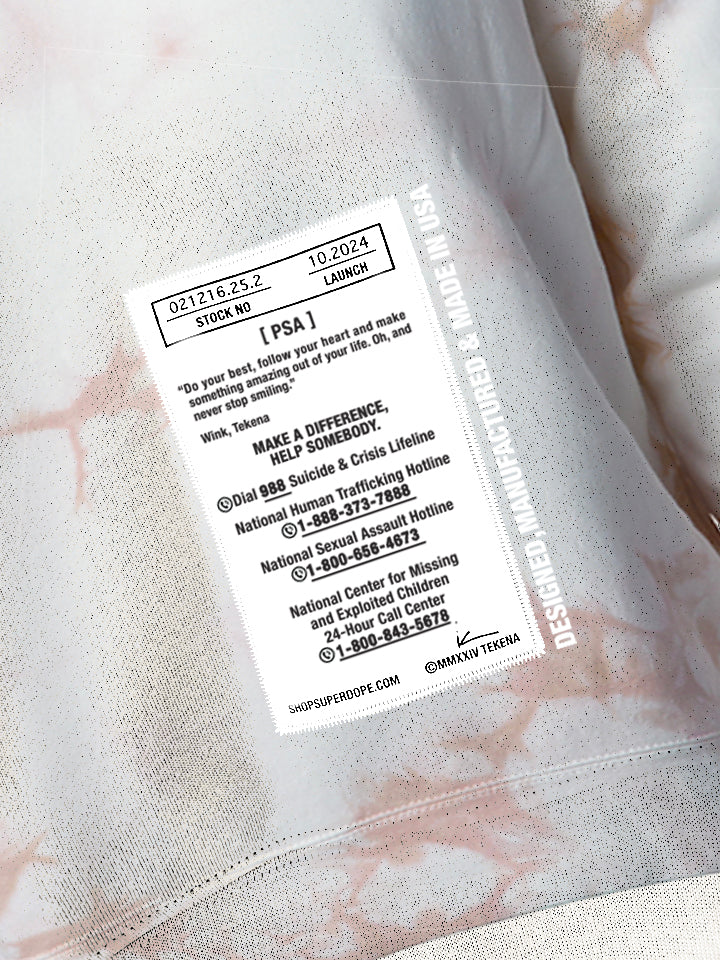 VITEL L'HOMME INNOCENT | White Tie-Dye sweatshirt