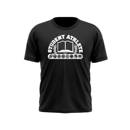 Student Athlete T-shirt | Black