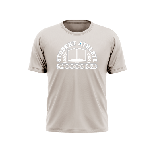 Student Athlete T-shirt | Bone
