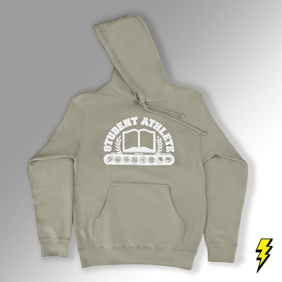 Student Athlete Hoodie | Cement