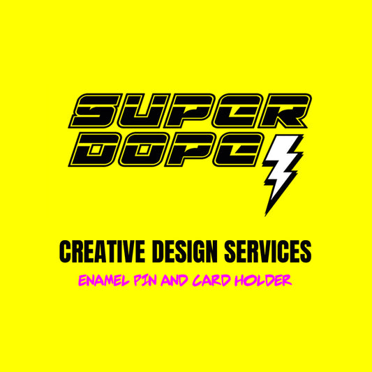 Super Dope Designs | Creative Design Services | Enamel pin and card holder