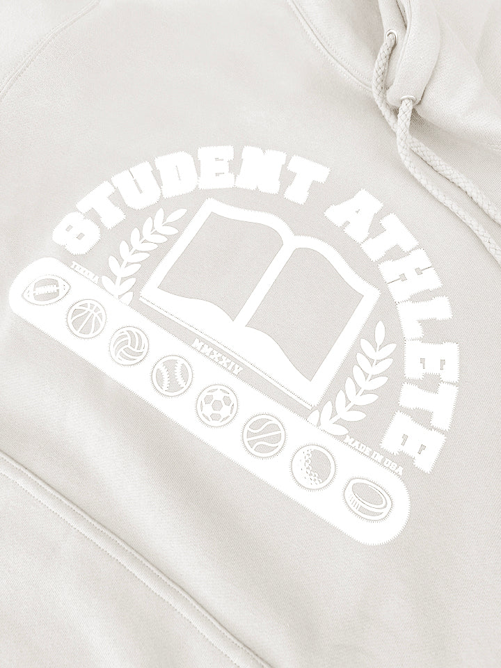 Student Athlete Hoodie | Bone