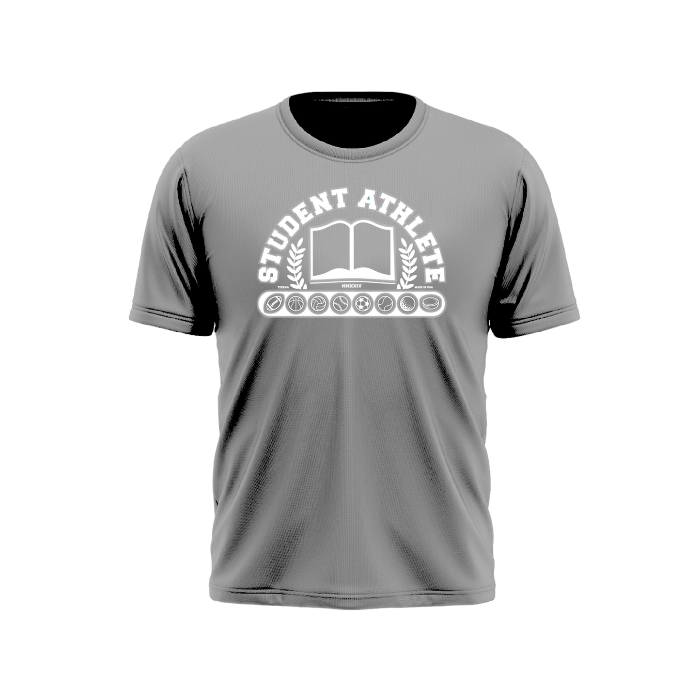 Student Athlete T-shirt | Heather Grey