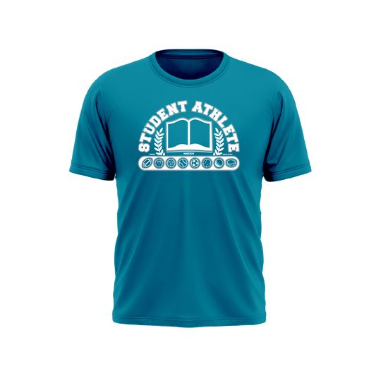 Student Athlete T-shirt | Ocean Blue